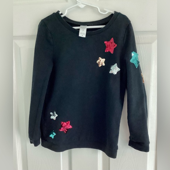 Sequin Stars Sweat Shirt - Picture 7 of 10
